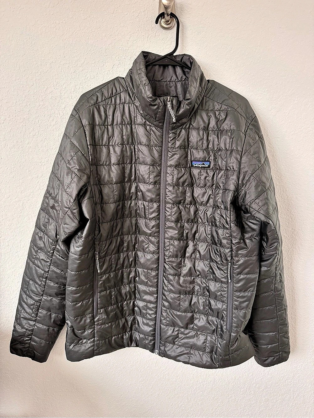 Patagonia Nano Puff Jacket Puffer Jacket in Gray & Blue Size Medium